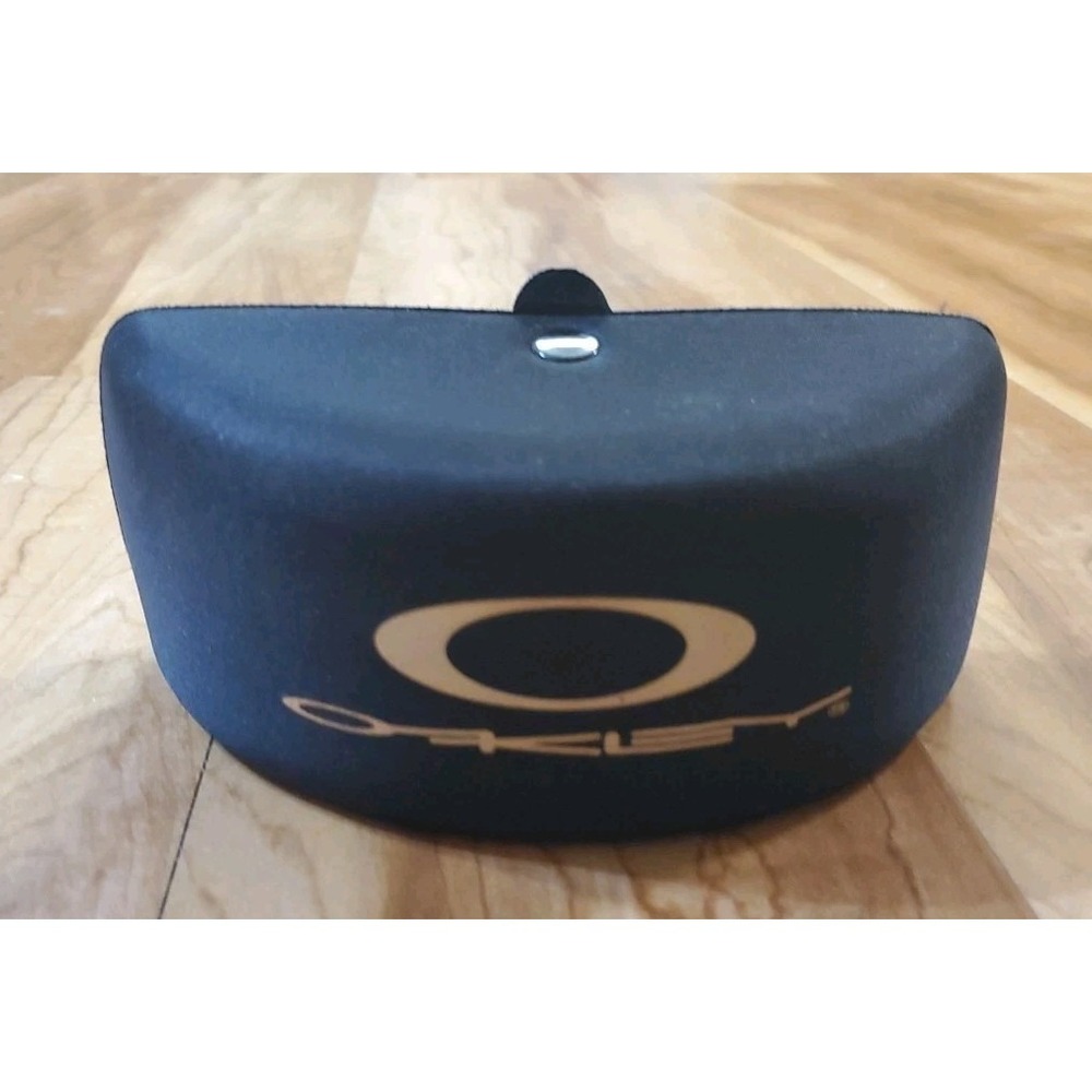 Vintage 90s‎ Oakley Hard Shell Sunglasses Case Soft Top Snap Closure Black